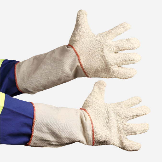 GRANGE DUAL-LAYER TERRY TOWELLING COTTON GLOVE - CANVAS CUFF 20CM - Procon Marketing (Pty) Ltd