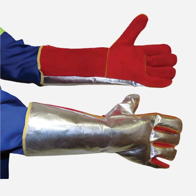 GRANGE FOUNDRY GLOVE - ALUMINISED LEATHER - Procon Marketing (Pty) Ltd