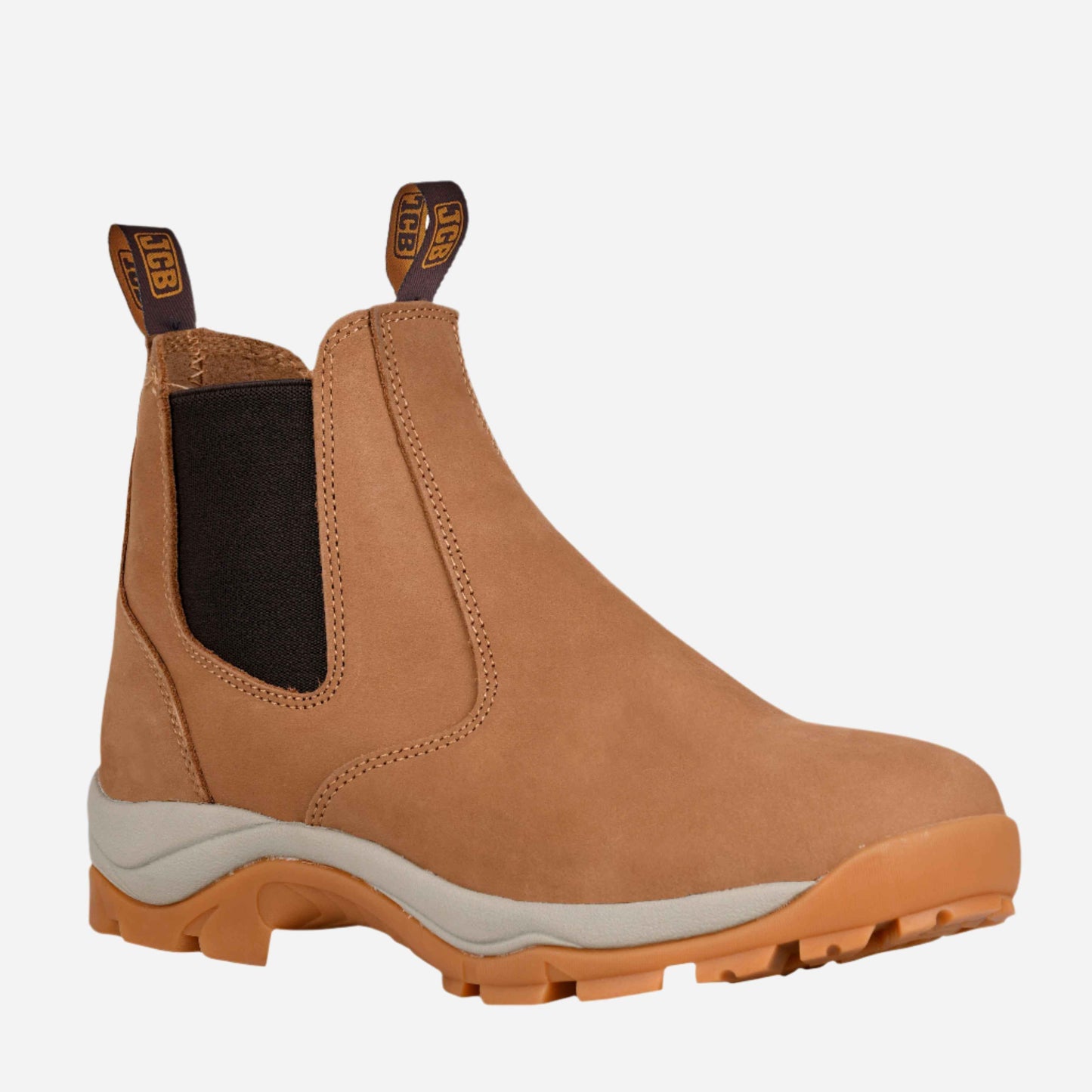 JCB CHELSEA SOFT-TOE TAN NUBUCK LEATHER - Procon Marketing (Pty) Ltd