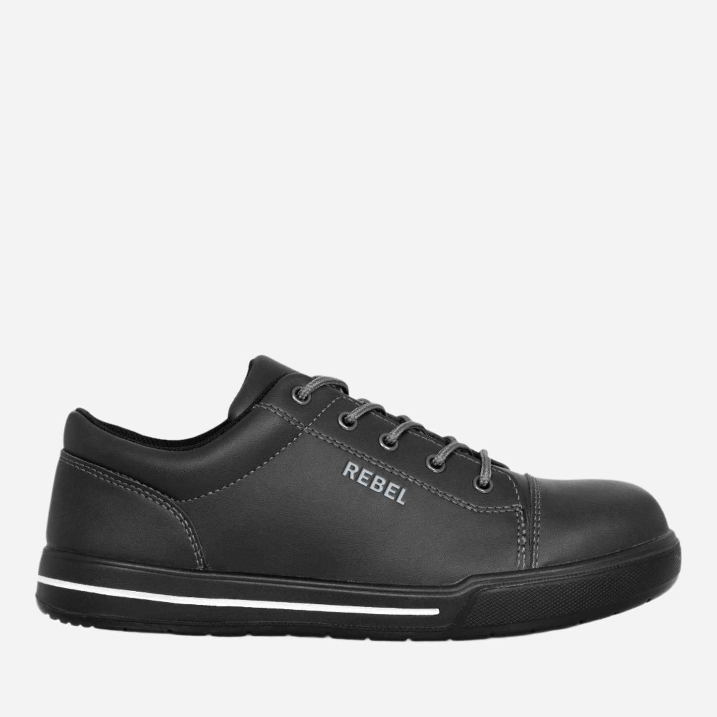 REBEL LO-TOP SAFETY SHOE - BLACK - Procon Marketing (Pty) Ltd