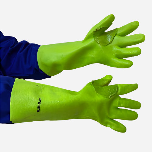 GRANGE PVC MEDIUM WEIGHT REINFORCED GLOVE - GREEN 38CM - Procon Marketing (Pty) Ltd