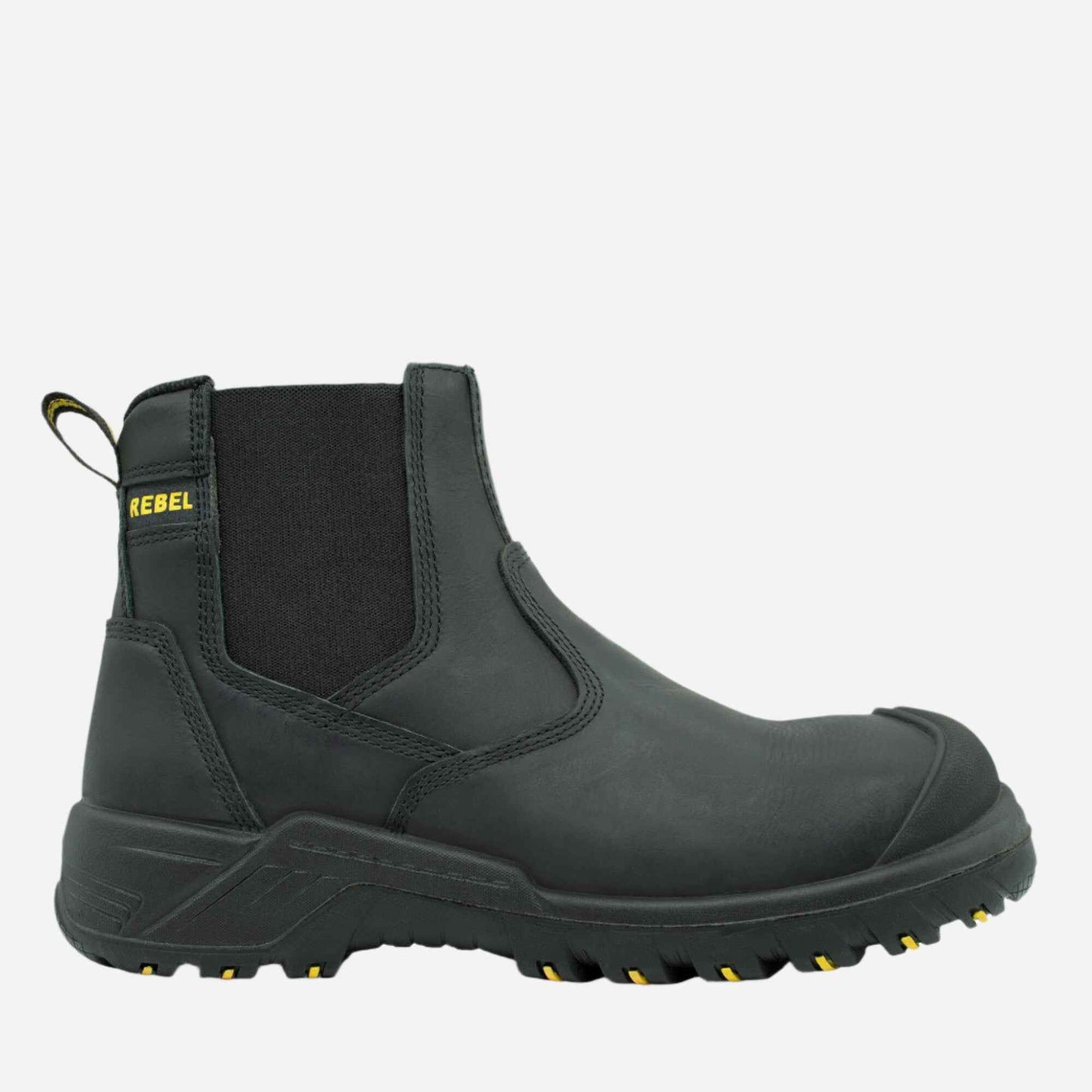 REBEL CRAZY HORSE CHELSEA BOOT - BLACK - Procon Marketing (Pty) Ltd