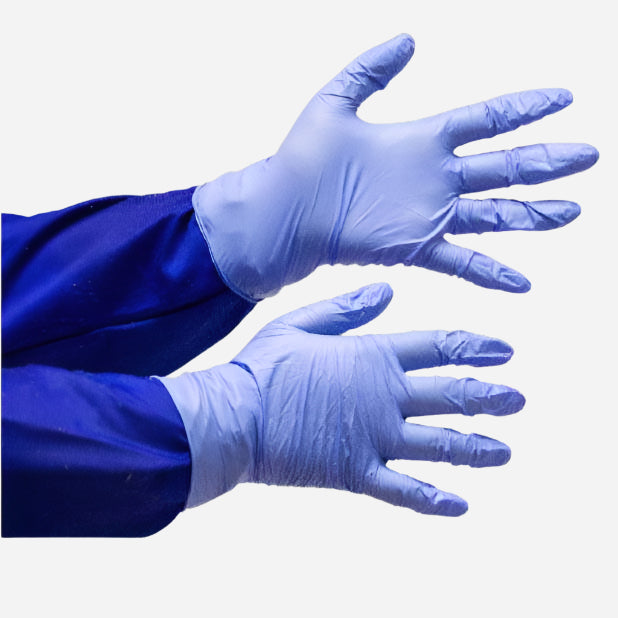 GRANGE DISPOSABLE NITRILE EXAMINATION GLOVE - BLUE NON-POWDERED - Procon Marketing (Pty) Ltd