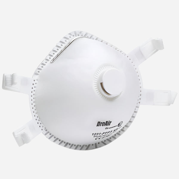 DROMEX VALVED DISPOSABLE MOULDED FFP3 MASK