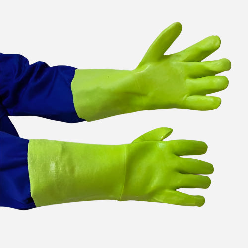 GRANGE PVC MEDIUM WEIGHT GLOVE - GREEN 38CM - Procon Marketing (Pty) Ltd