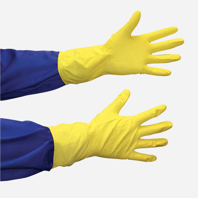 GRANGE TEXTURED NITRILE CHEMICAL GLOVE - YELLOW 30CM - Procon Marketing (Pty) Ltd
