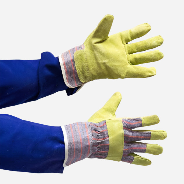 GRANGE CANDY-STRIPE PIGSKIN GLOVE - WRIST LENGTH - Procon Marketing (Pty) Ltd